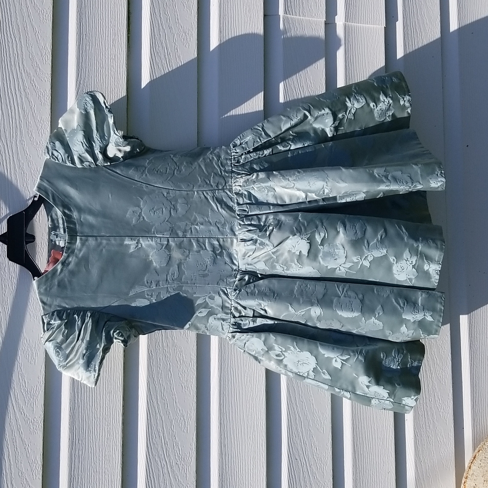 I PINCO PALLINO GIRLS BLUE SKY DRESS WITH PADDLES